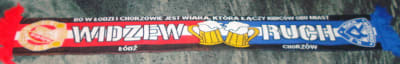 Szalik Widzew Łódź & Ruch Chorzów